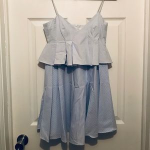 Zara Light Blue Striped Dress/Tunic